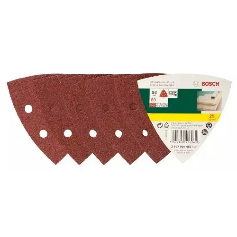 Bosch 2 607 019 488 lihvimistarvikute komplekt 25 tk