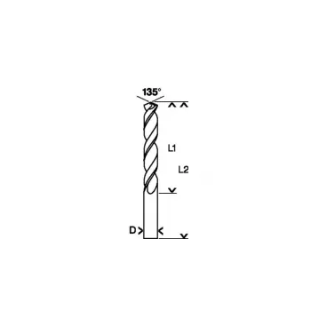 Keerdtrellikomplekt Bosch HSS Cobalt 2608585885 5-osaline