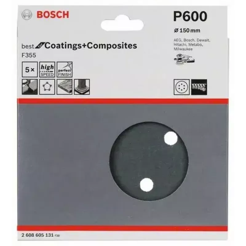 Lihvketas Bosch F355 5 tk 2608605131