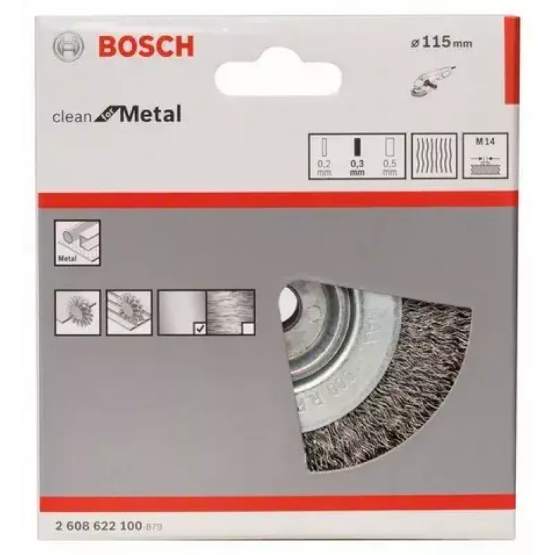 Traatratas Bosch 2 608 622 100 11,5 cm Varre läbimõõt 1,4 cm