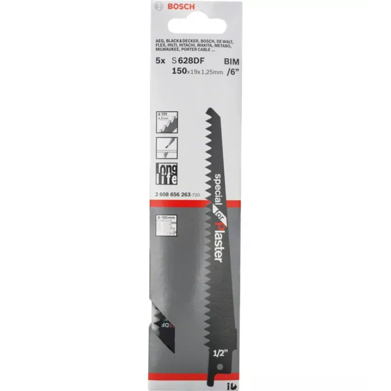Bosch 2608656263 Sabre saeleht Bimetal 5 tk
