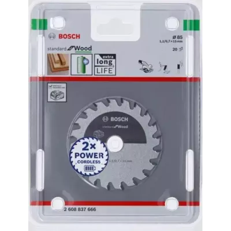 Bosch 2 608 837 666 ketassaag tera 8.5 cm 1 tk