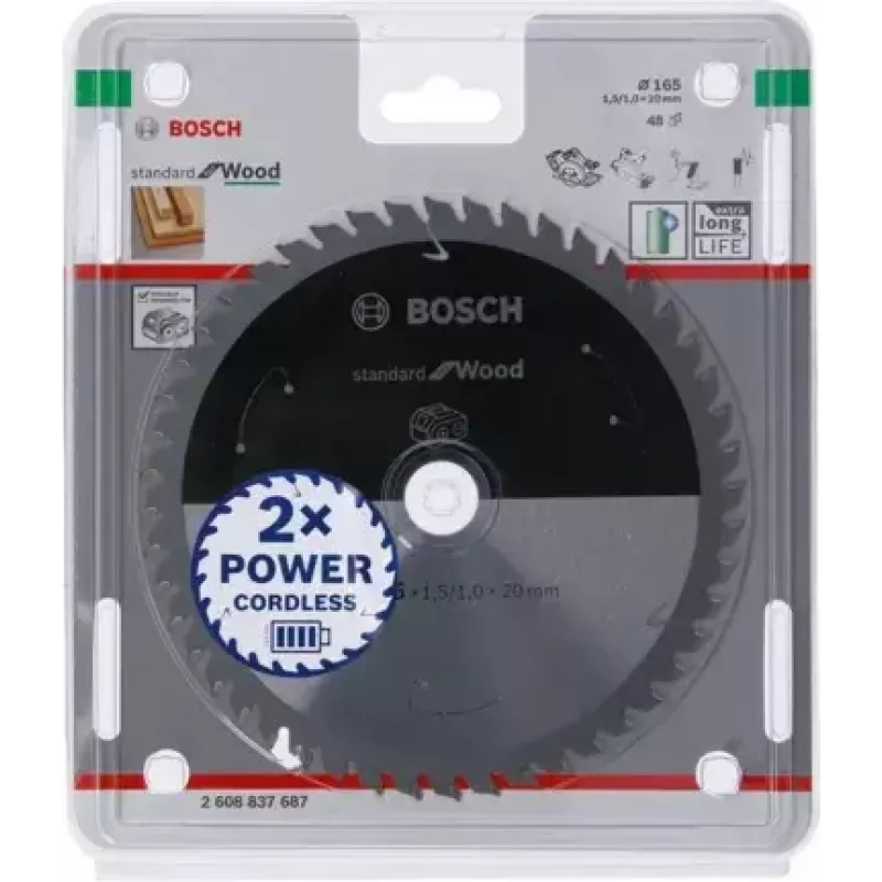 Bosch STANDARD FOR WOOD ketassaag tera 16,5 cm 1 tk