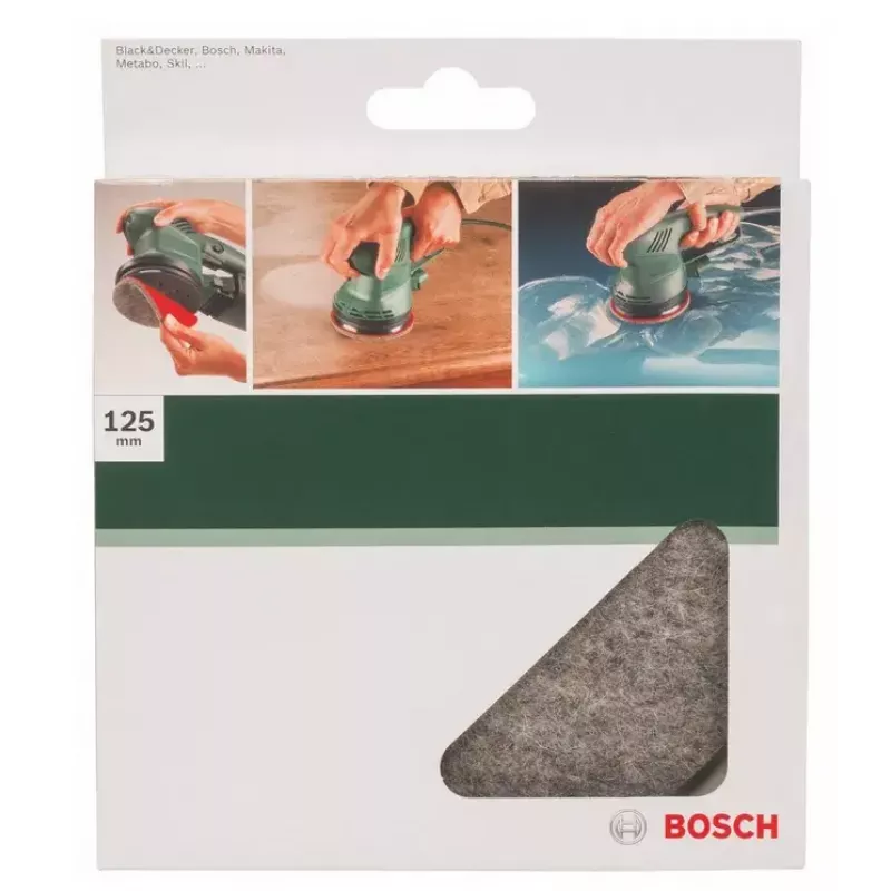 Bosch 2 609 256 054 viltpoleerketas, 125 mm