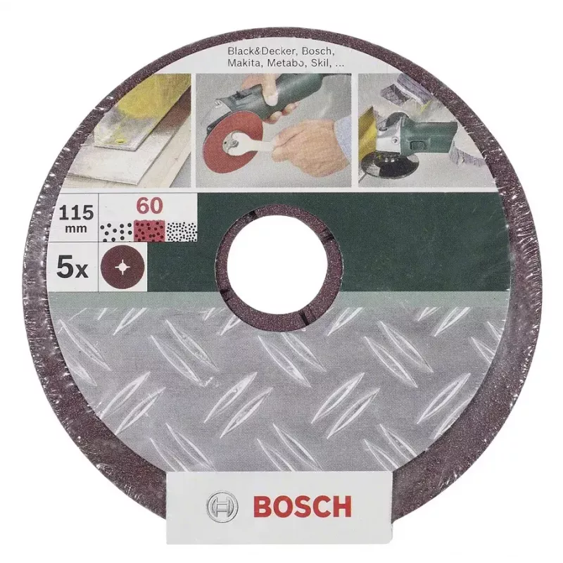 Lihvketas Bosch 2609256252, ava läbimõõt 2,2 cm, 5 tk pakendis