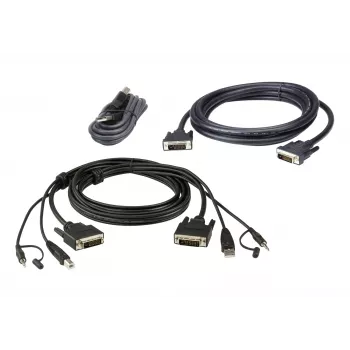 ATEN DVI-D Dual Link Dual Display Secure KVM; 1,8M USB DVI-D Dual Link Dual Display