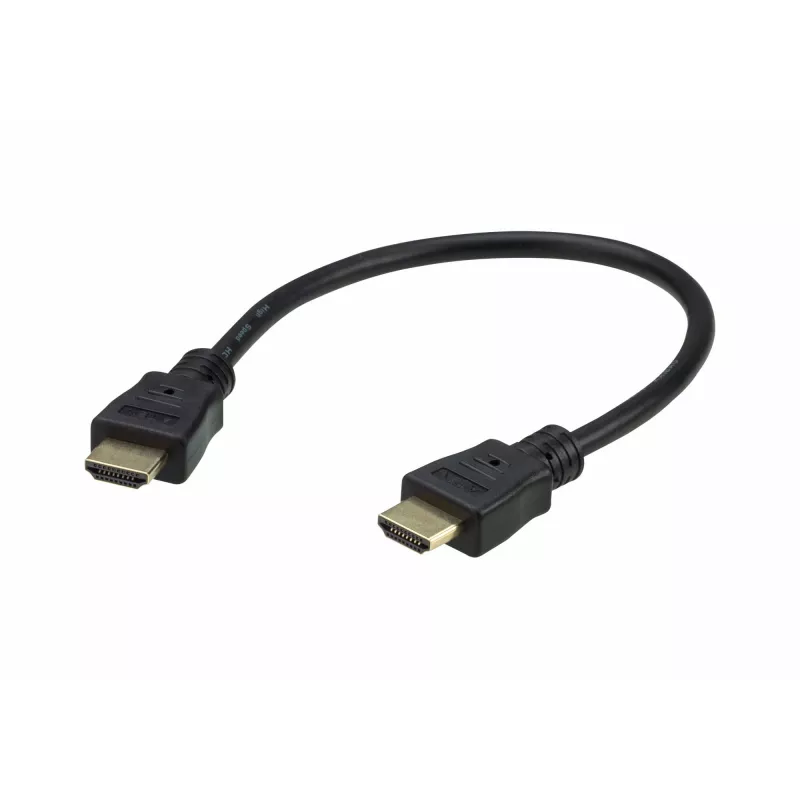 ATEN High Speed HDMI-kaabel Ethernet-toega True 4K (4096X2160 @ 60 Hz); 0,3 m HDMI-kaabel Ethernet-toega