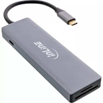 InLine USB 3.2 USB-C Multi Hub (3x USB-A + USB-C) - Kaardilugeja - HDMI - OTG