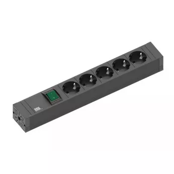 Pikendusjuhe Bachmann 420.0013 2 m 5 vahelduvvoolupistikupesa siseruumides must