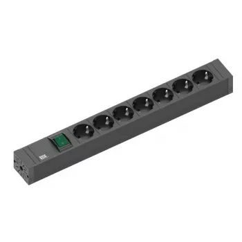 Pikendusjuhe Bachmann 420.0014 2m 7 vahelduvvoolu pesa sisetingimustes must