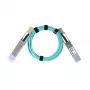 InfiniBand/fiiberoptiline kaabel BlueOptics 470-AABX-BO OSFP QSFP AOC 10 m Aqua