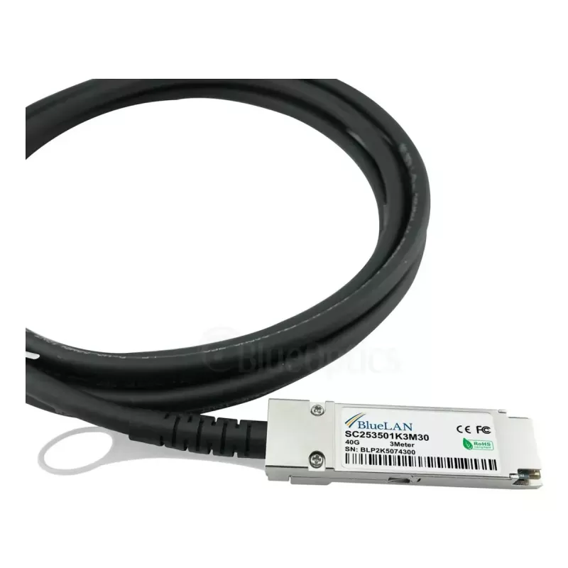 BlueOptics 49Y7888-LE InfiniBand/kiudoptiline kaabel 5 m QSFP 4xSFP+ Must