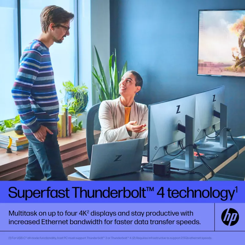 HP Thunderbolt Dock 120W G4 juhtmega dokkimisjaam, must