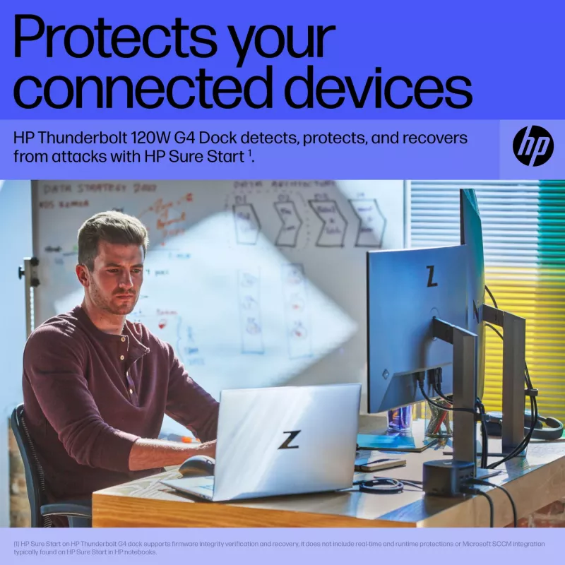 HP Thunderbolt Dock 120W G4 juhtmega dokkimisjaam, must