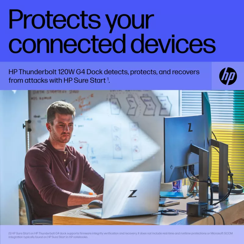 HP Thunderbolt Dock 120W G4 juhtmega dokkimisjaam, must