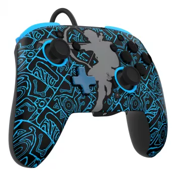 PDP Nintendo Switch Sheikah Shoot REMATCH GLOW Controller, mängupult, Nintendo Switch, Nintendo Switch Lite, Nintendo Switch OLED, D-pad, Kodu nupp, Analoog / Digitaalne, Juhtmega, USB