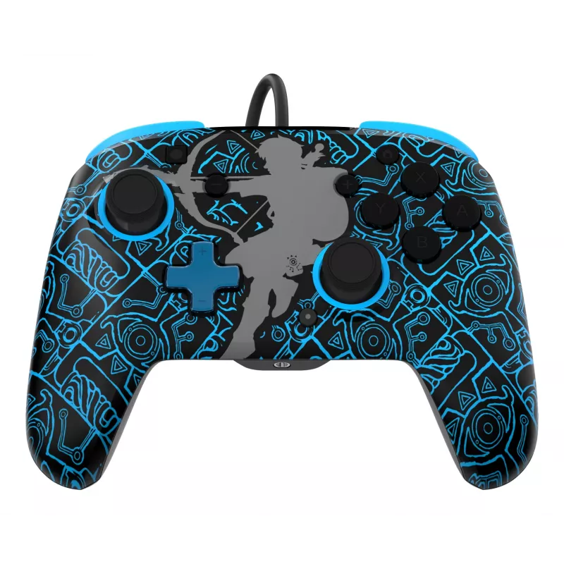 PDP Nintendo Switch Sheikah Shoot REMATCH GLOW Controller, mängupult, Nintendo Switch, Nintendo Switch Lite, Nintendo Switch OLED, D-pad, Kodu nupp, Analoog / Digitaalne, Juhtmega, USB