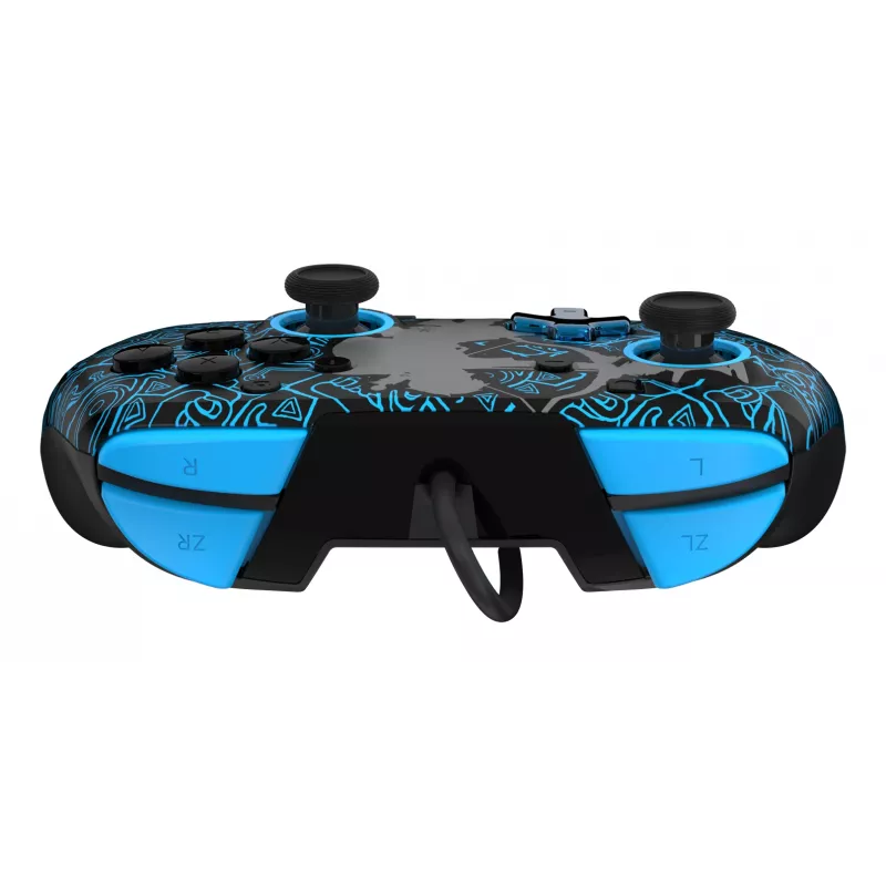 PDP Nintendo Switch Sheikah Shoot REMATCH GLOW Controller, mängupult, Nintendo Switch, Nintendo Switch Lite, Nintendo Switch OLED, D-pad, Kodu nupp, Analoog / Digitaalne, Juhtmega, USB