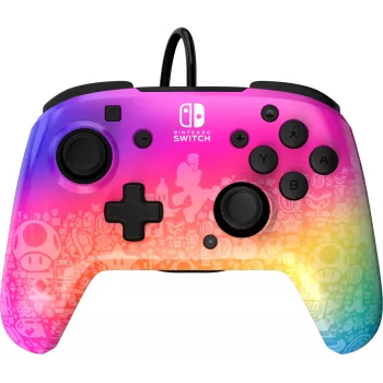 PDP REMATCH juhtmega kontroller: Star Spectrum Nintendo Switchile, Nintendo Switch - OLED-mudelile