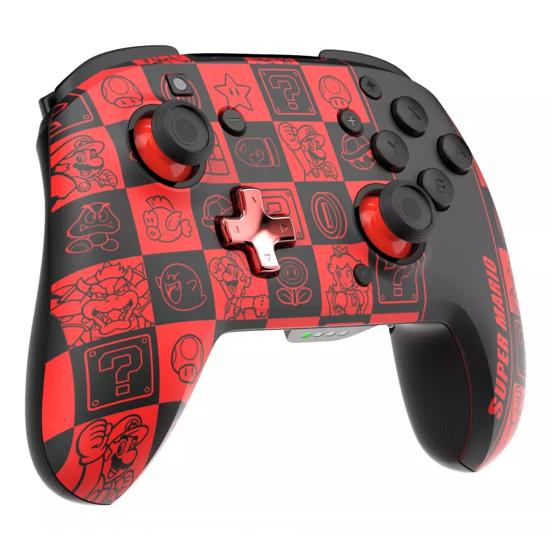 PDP REMATCH GLOW Must, Roheline, Punane Mängupult Analoog / Digitaalne Nintendo Switch, Nintendo Switch OLED