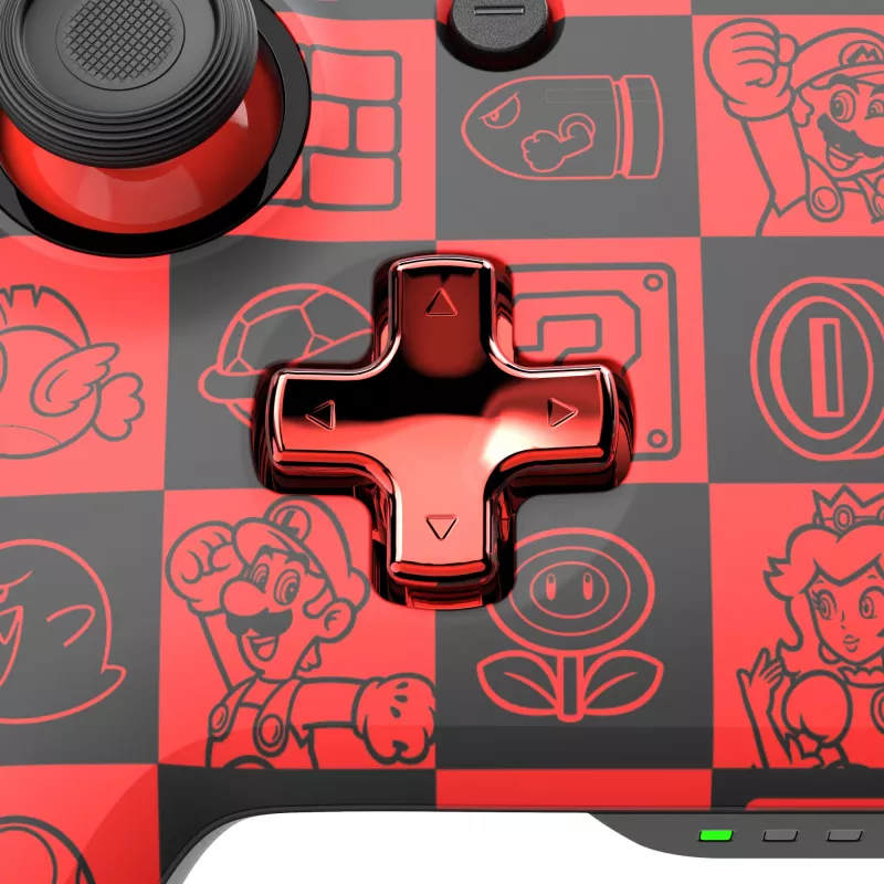 PDP REMATCH GLOW Must, Roheline, Punane Mängupult Analoog / Digitaalne Nintendo Switch, Nintendo Switch OLED