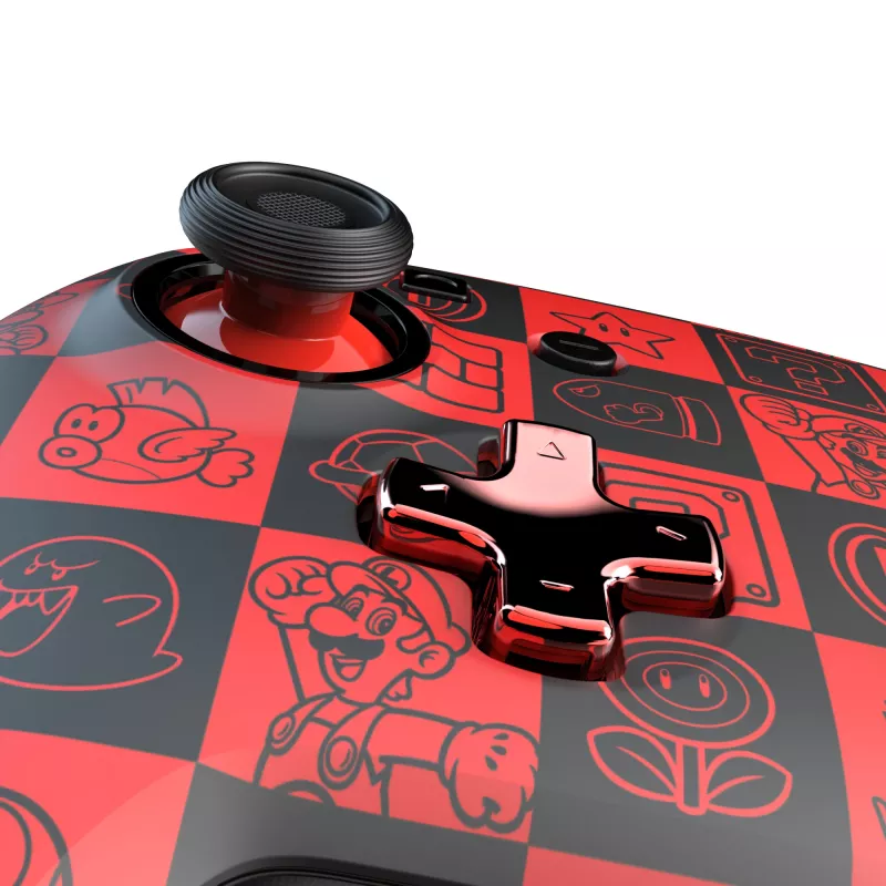 PDP REMATCH GLOW Must, Roheline, Punane Mängupult Analoog / Digitaalne Nintendo Switch, Nintendo Switch OLED