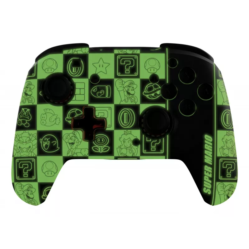 PDP REMATCH GLOW Must, Roheline, Punane Mängupult Analoog / Digitaalne Nintendo Switch, Nintendo Switch OLED
