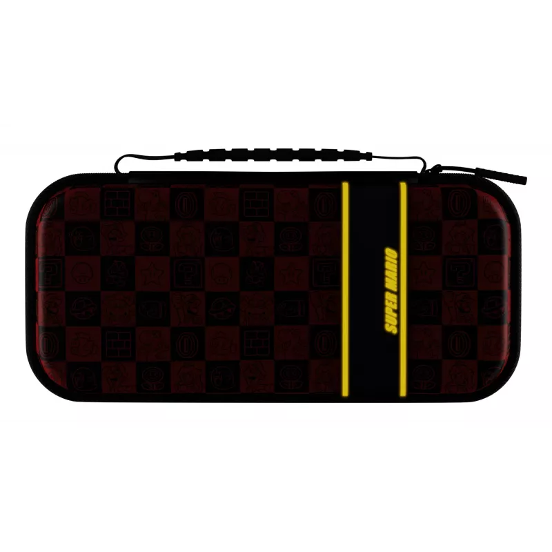 PDP Travel Case Plus GLOW: Super Icon, Nintendo Switchile, Nintendo Switch Lite'ile, Nintendo Switch OLED-mudelile