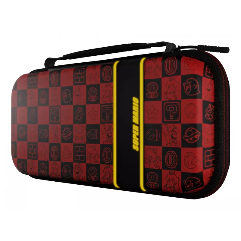 PDP Travel Case Plus GLOW: Super Icon, Nintendo Switchile, Nintendo Switch Lite'ile, Nintendo Switch OLED-mudelile