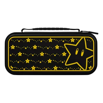 PDP Travel Case Plus GLOW: Super Star, Nintendo Switchile, Nintendo Switch Lite'ile, Nintendo Switch - OLED mudelile