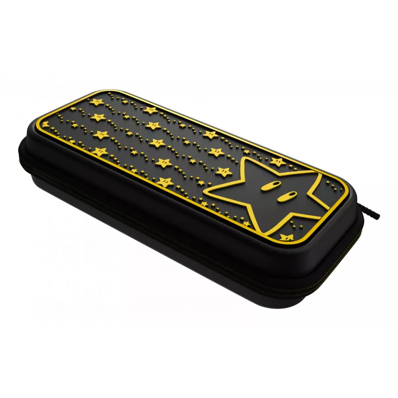 PDP Travel Case Plus GLOW: Super Star, Nintendo Switchile, Nintendo Switch Lite'ile, Nintendo Switch - OLED mudelile
