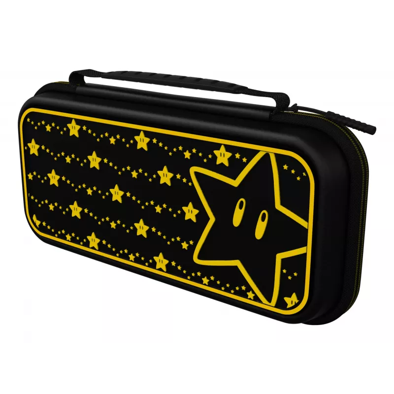 PDP Travel Case Plus GLOW: Super Star, Nintendo Switchile, Nintendo Switch Lite'ile, Nintendo Switch - OLED mudelile
