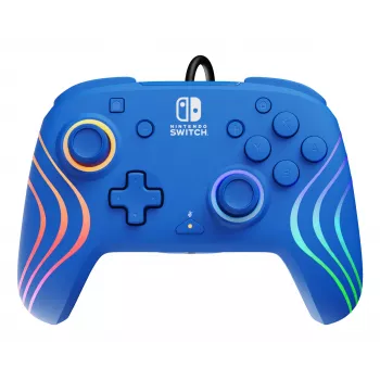 PDP Afterglow Wave sinine USB mängupult analoog / digitaalne Nintendo Switch, Nintendo Switch OLED
