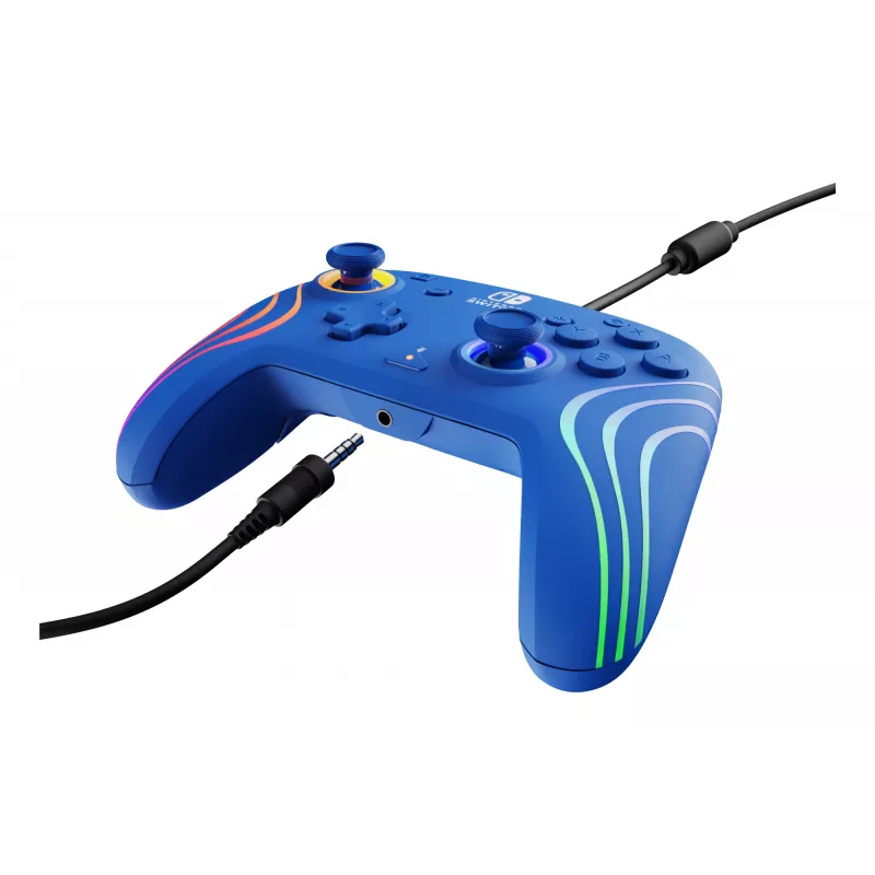 PDP Afterglow Wave sinine USB mängupult analoog / digitaalne Nintendo Switch, Nintendo Switch OLED