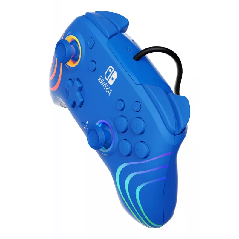 PDP Afterglow Wave sinine USB mängupult analoog / digitaalne Nintendo Switch, Nintendo Switch OLED