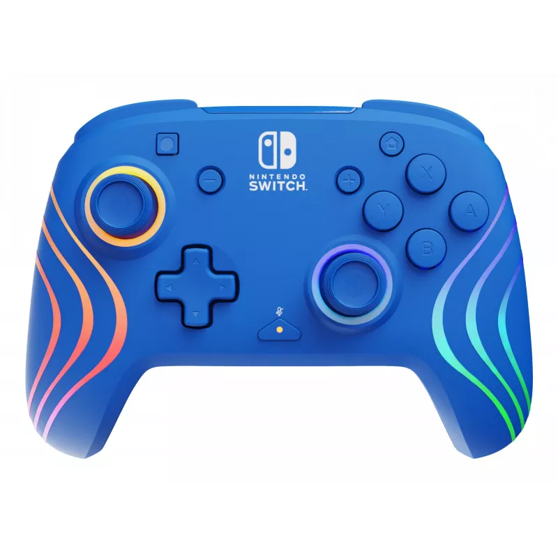 PDP Afterglow Wave sinine USB mängupult analoog / digitaalne Nintendo Switch, Nintendo Switch OLED