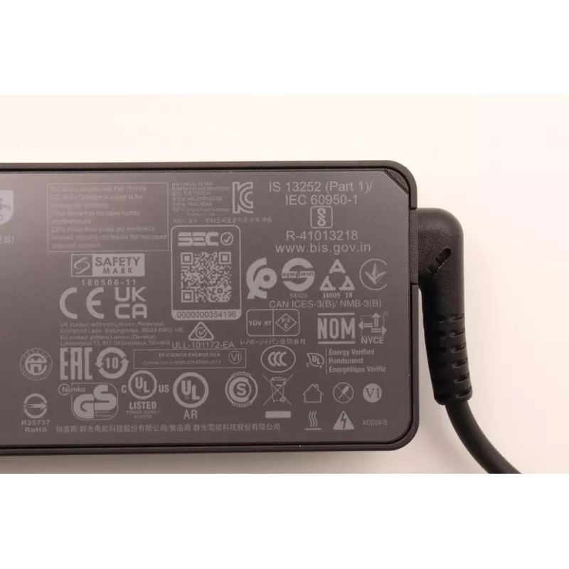 Vahelduvvooluadapter 65W USB USB-C Lenovo 5A10W86254 — 65W USB-C toiteplokk sülearvutitele ja ühilduvatele seadmetele