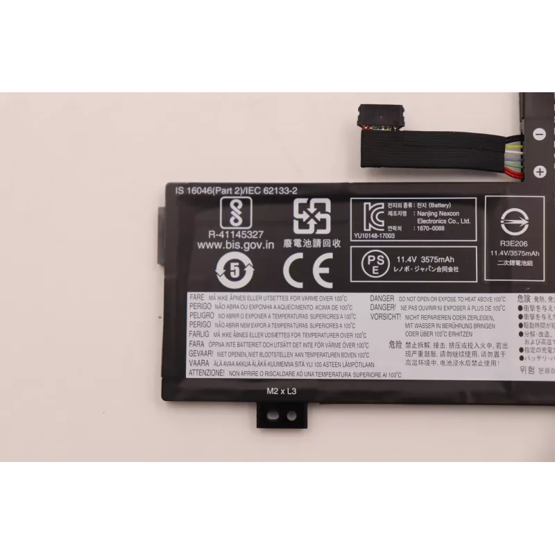 Sisemine sülearvuti aku Lenovo 3-elemendiline 42Wh Li‑Ion mudel 5B10W13946