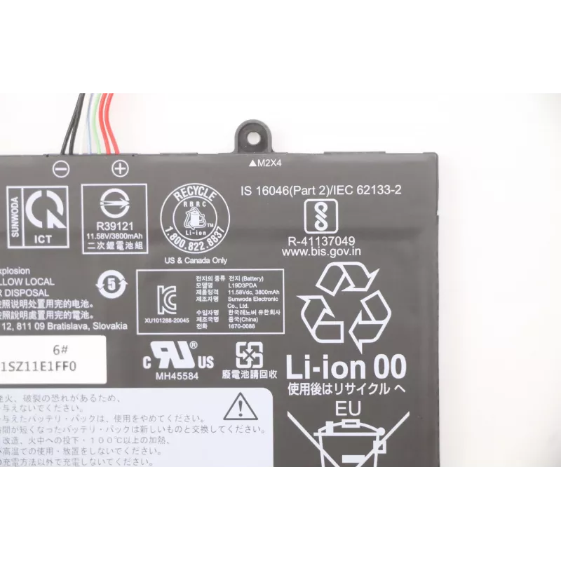 Sülearvuti aku Lenovo 45Wh 5B10Z21197, 45 Wh mahutavus