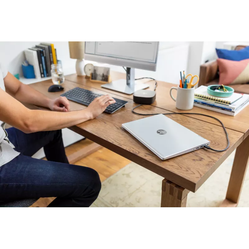 HP USB-C Dock G5, Juhtmega, USB 3.2 Gen 1 (3.1 Gen 1) USB-C, Must, USB, USB USB-C, Windows 10, Windows 7