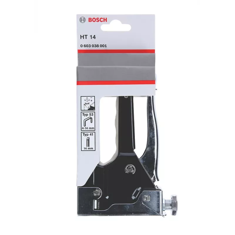 Bosch 0 603 038 001 käsitsi klammerdaja Must, Roostevaba teras