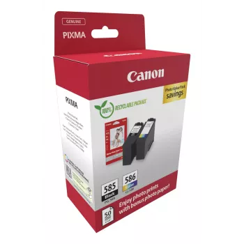 Canon PG-585/CL-586 PVP tindikassett 2 tk Originaal Must, Tsüaan, magenta, Kollane