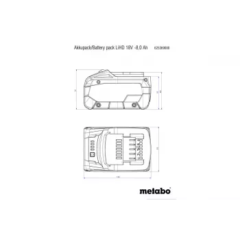 Akulaadija Metabo 625549000 Universal AC