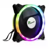 Fan Inter-Tech RS-04 RGB Arvutikorpuse ventilaator 12 cm Must