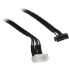 Fan Inter-Tech RS-04 RGB Arvutikorpuse ventilaator 12 cm Must