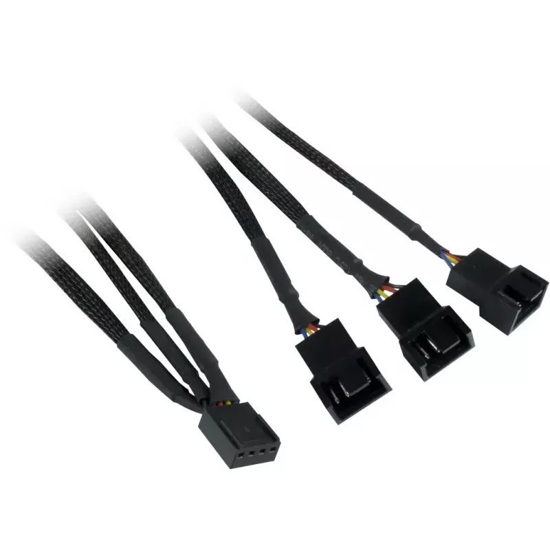 Fan Inter-Tech RS-04 RGB Arvutikorpuse ventilaator 12 cm Must