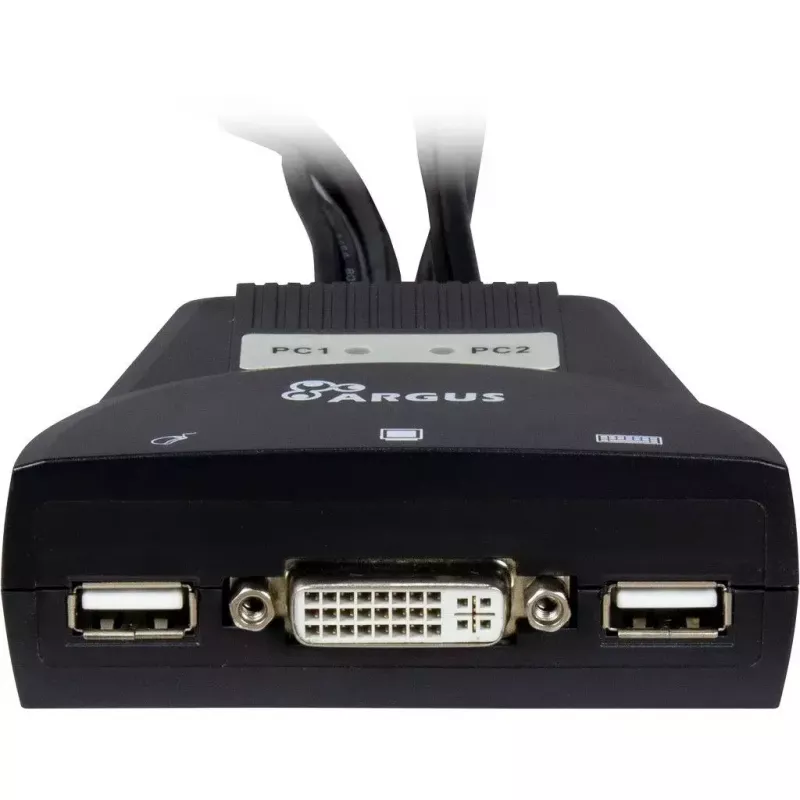 KVM-lüliti Inter-Tech KVM-LS-21DA DVI