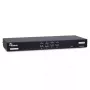 KVM-lüliti Inter-Tech AS-9108HA riiulipaigaldusega Must