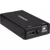 INTER-TECH KT-150H KVM-liideseadapter RJ-45 (host) HDMI-väljundile, juhtmega, max 1980×1080, metallist, must