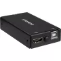 INTER-TECH KT-150H KVM-liideseadapter RJ-45 (host) HDMI-väljundile, juhtmega, max 1980×1080, metallist, must